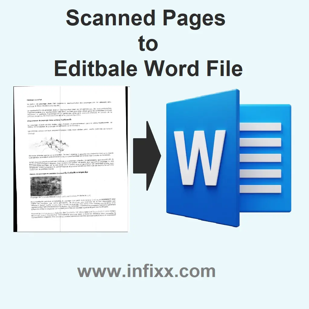 1,000-page scanned doc to editable Word
